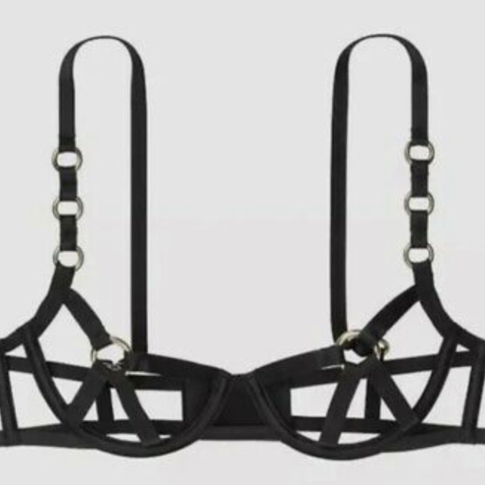 Victoria's Secret Black Strappy Bra